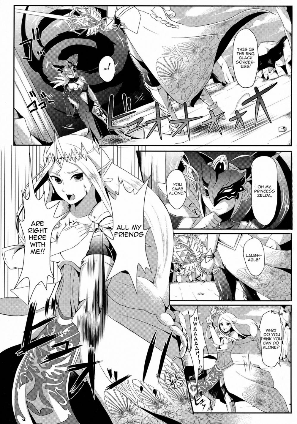 Hentai Manga Comic-Time Travel - Futanari Princess Zelda is Out of Control!-Read-2